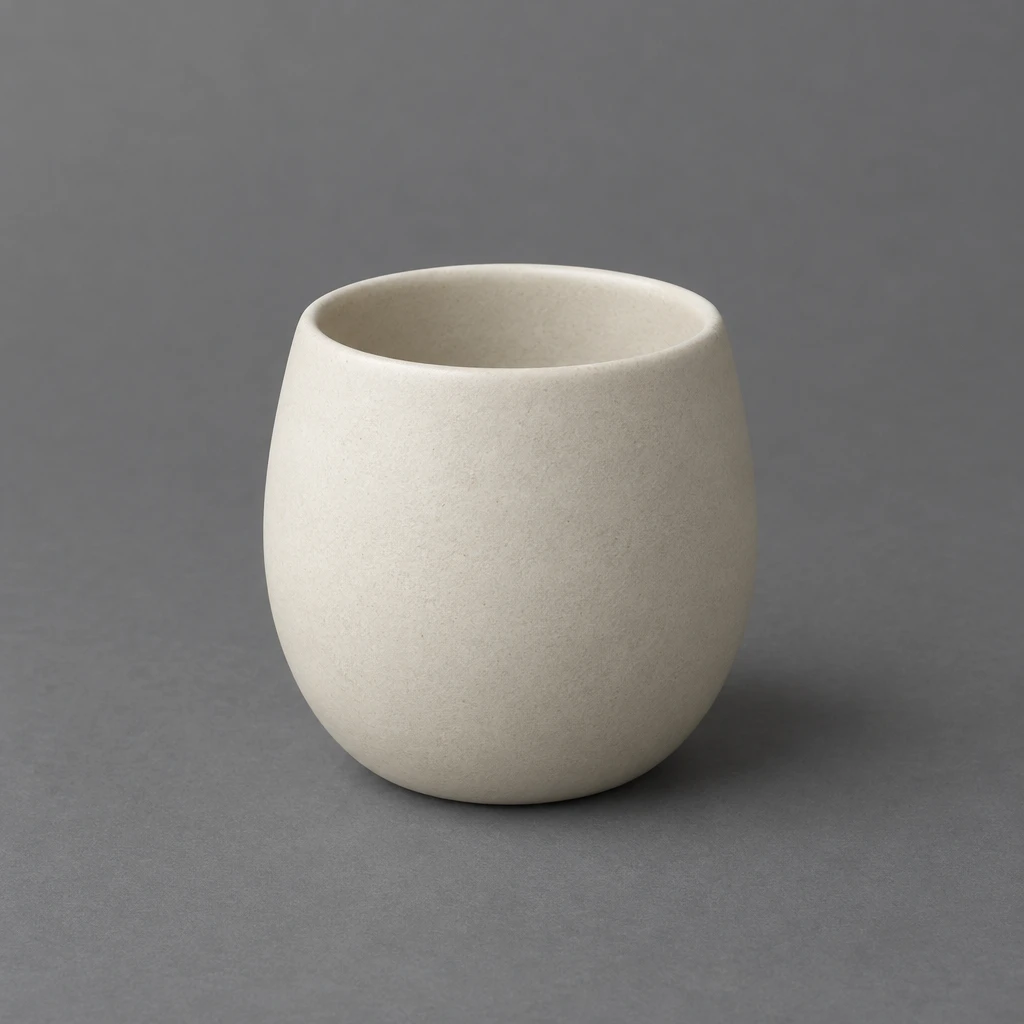 Fictional Matte ivory Pebble cup